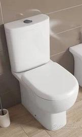 cassetta in ceramica e coprisedile per wc