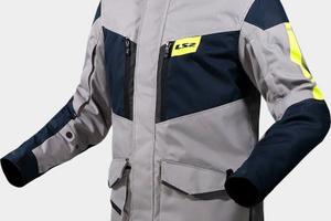 GIACCA MOTO UOMO METROPOLIS EVO TITANIUM BLUE HI V