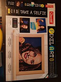 Pixel Art, Kit Creativo Con Chiodini in 6 Colori