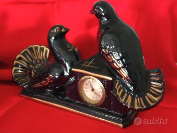 Orologio da tavolo in porcellana