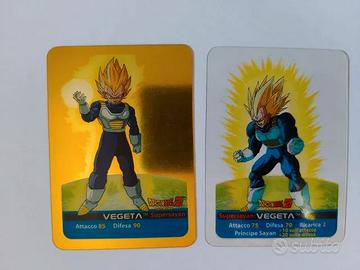 Dragonball Z Lamincards Vegeta 61 e 62