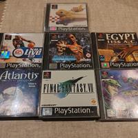 Lotto 7 videogiochi PS1 PlayStation Pal Ita Multi