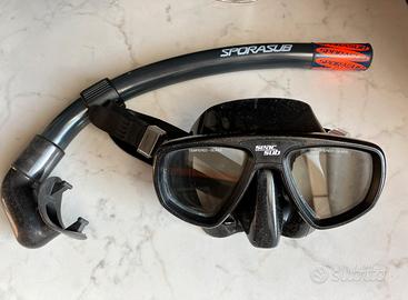 Set snorkel Maschera SeacSub Extreme Tubo Sporasub
