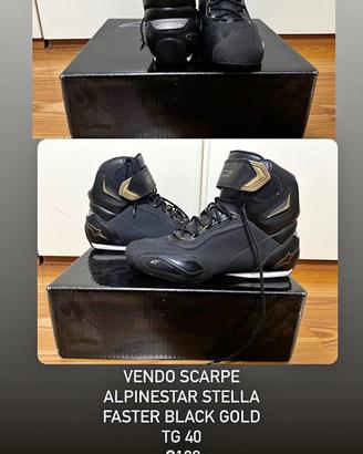 Scarpe moto alpinestar n40