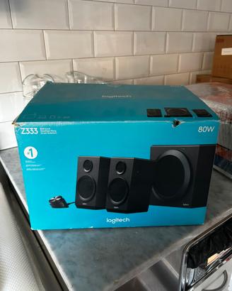 Sistema di casse Logitech e subwoofer