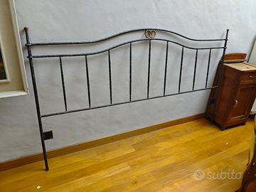 Testiera letto matrimoniale in ferro battuto