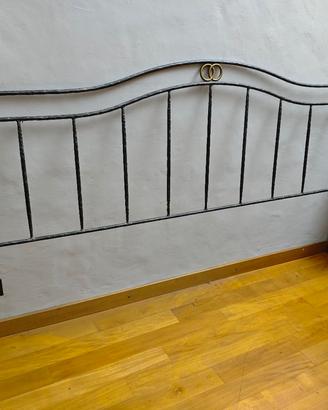 Testiera letto matrimoniale in ferro battuto