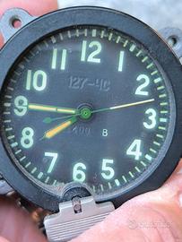 Orologio cockpit carro armato 127-ЧС (127-ChS) sov