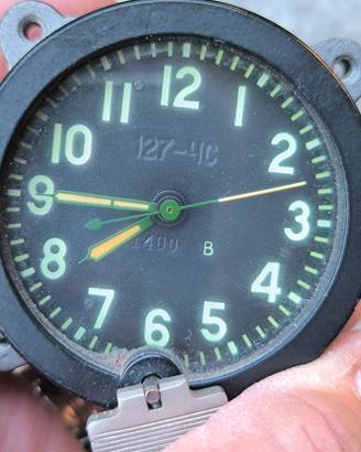Orologio cockpit carro armato 127-ЧС (127-ChS) sov