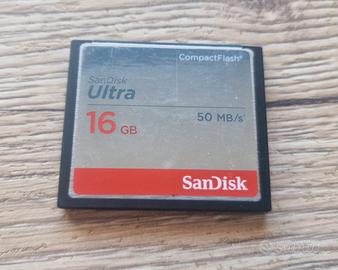 SanDisk Ultra CompactFlash Scheda di Memoria 16 GB