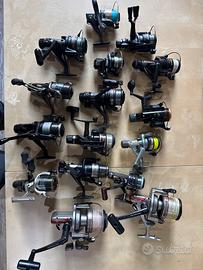 Lotto 16 mulinelli Shimano Daiwa Browning vintage