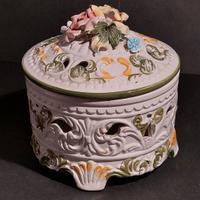 portagioie vintage in ceramica di Bassano del G.