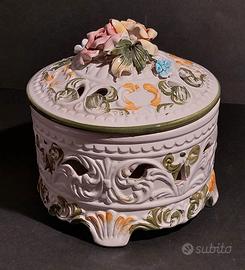 portagioie vintage in ceramica di Bassano del G.