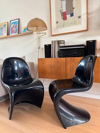 HERMAN MILLER 2 Verner Panton in nero
