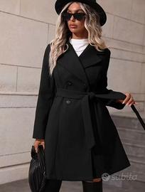 cappotto nero invernale