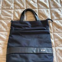 TOTE BAG blu - NAVA  con tracolla