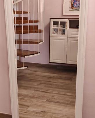 Specchio Toftbyn Ikea cornice bianca 