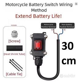 Interruttore impermeabile Alimentazione Moto