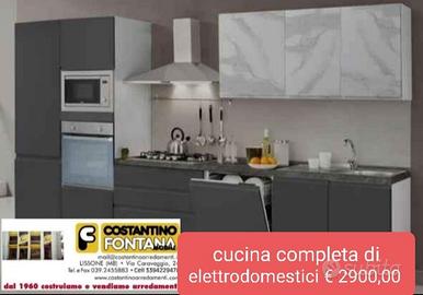 cucina nuova completa di elettrodomestici