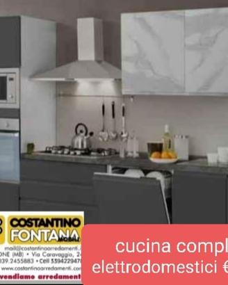 cucina nuova completa di elettrodomestici