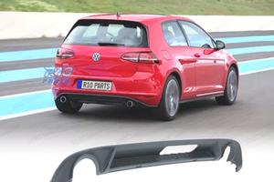 DIFFUSORE PER VOLKSWAGEN VW GOLF 7.5 17-20 LOOK GT