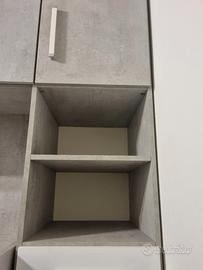 Armadio a ponte con due letti estraibili