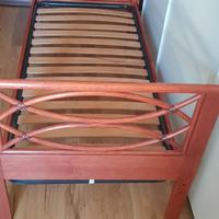 Letto Singolo con Comodino e Specchio Gervasoni