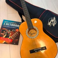 Chitarra Faby + custodia + libro didattico