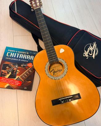 Chitarra Faby + custodia + libro didattico