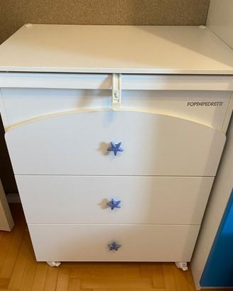 Fasciatoio  bagnetto e cassettiera Foppapedretti