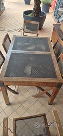 Tavolo in  legno di teak marca emu