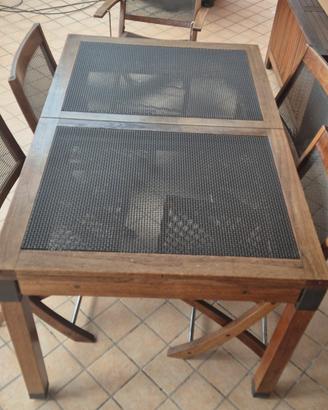Tavolo in  legno di teak marca emu