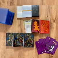 Lotto 650 circa sleeves - top loader carte pokemon