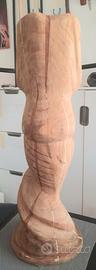 Statua in ciliegio massiccio