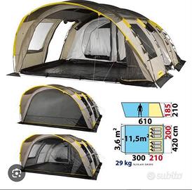tenda 6 posti decathlon 