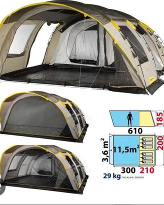 tenda 6 posti decathlon 
