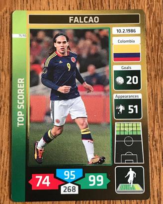 RADAMEL FALCAO 75 Panini Fußball Stars 2014 CARD