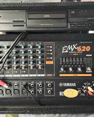 Mixer Yamaha e lettore compreso