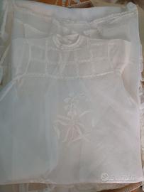 Abito da battesimo bianco vintage