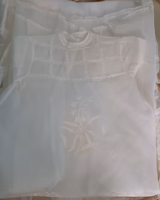 Abito da battesimo bianco vintage