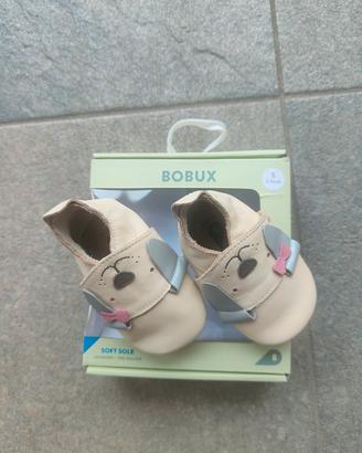 Bobux Soft Sole Bow Pup Vanilla (taglia S)