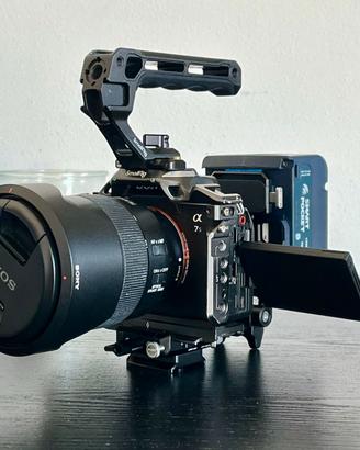 Sony A7S3 con Cage e Accessori