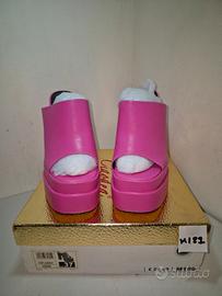 M189 Sandali rosa con plateau Tacco 14cmM189 Sanda