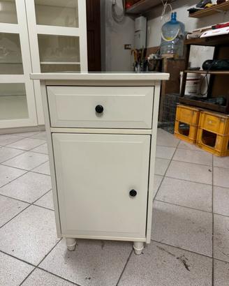 Comodino Bianco con Cassetto e Anta IKEA
