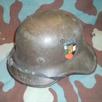 WW2 Mod C Gladiator Helmet riutilizzo Bulgaria
