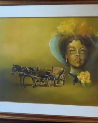 GUSTAVO CASTELLI LIMENA  QUADRO DIPINTO CM 72X92