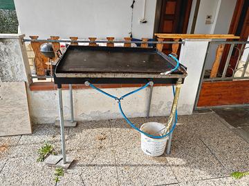 griglia barbecue in acciaio inox professionale 