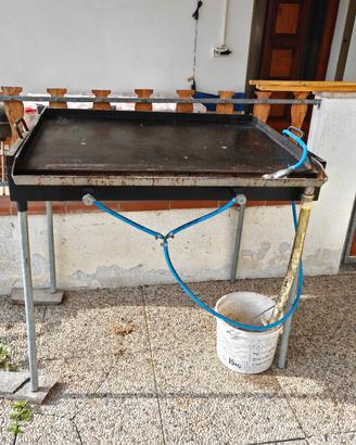 griglia barbecue in acciaio inox professionale 