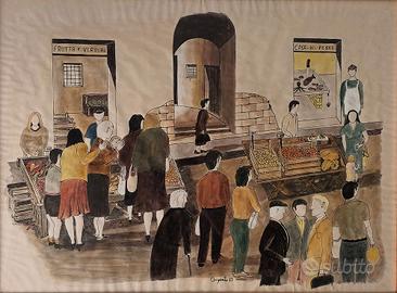 Tempera su cartoncino di Carmelo Argante