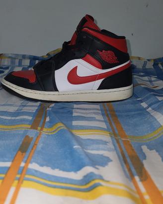 jordan 1 mid red